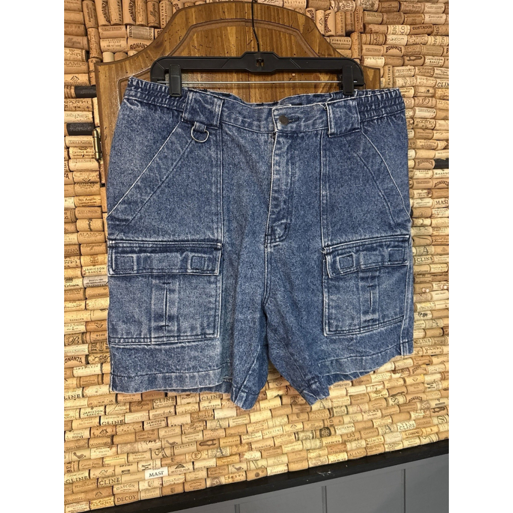 Vintage Y2K Hot Chili Blues Cargo Liking Shorts Cotton Size 36